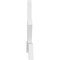 Ekena Millwork Vanguard Architectural Grade PVC Gable Bracket, 84"W x 28"H x 2"D x 4"F, 8/12 Pitch GBP084X28X0204VAN00 - alternate 5